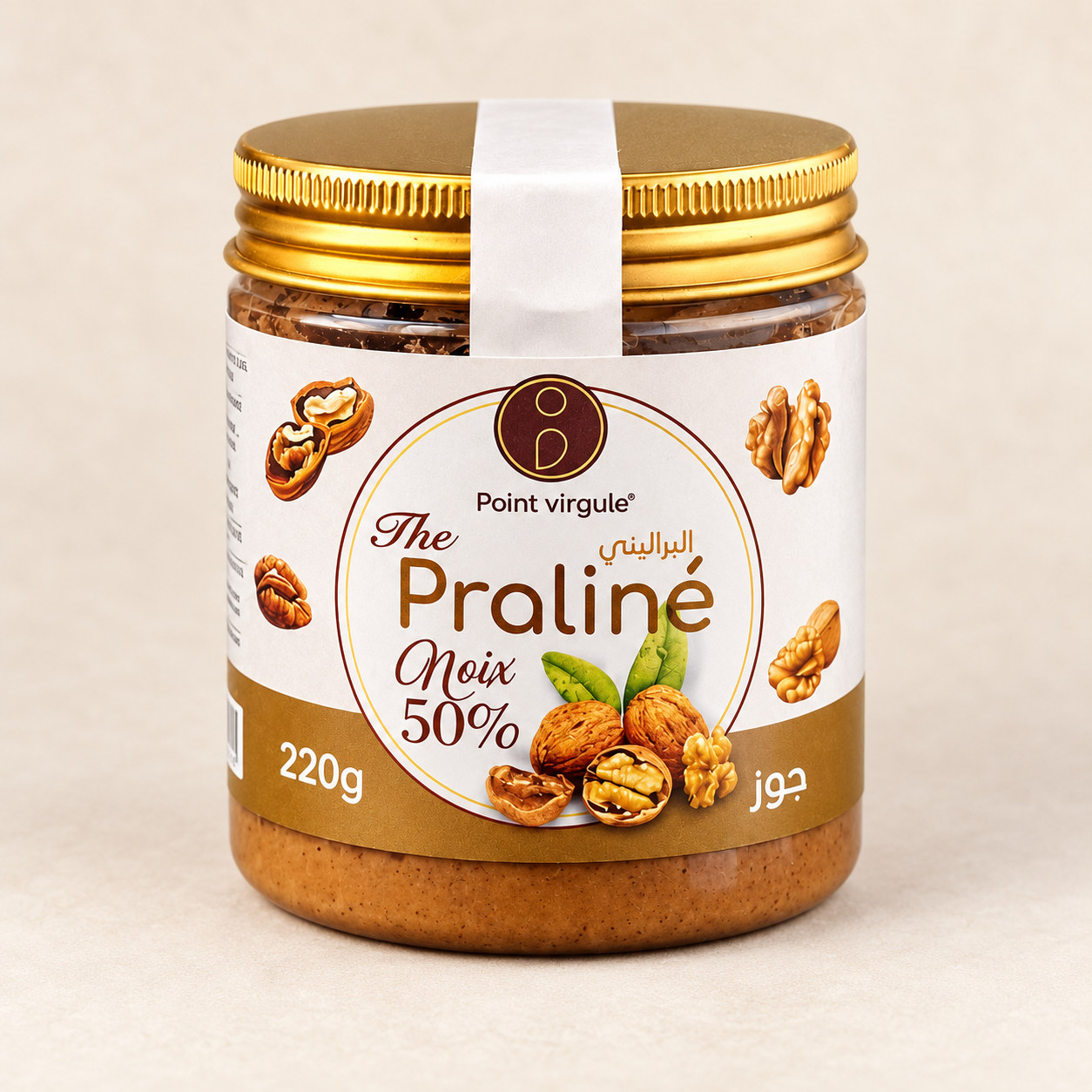 Pot de praliné noix Point Virgule