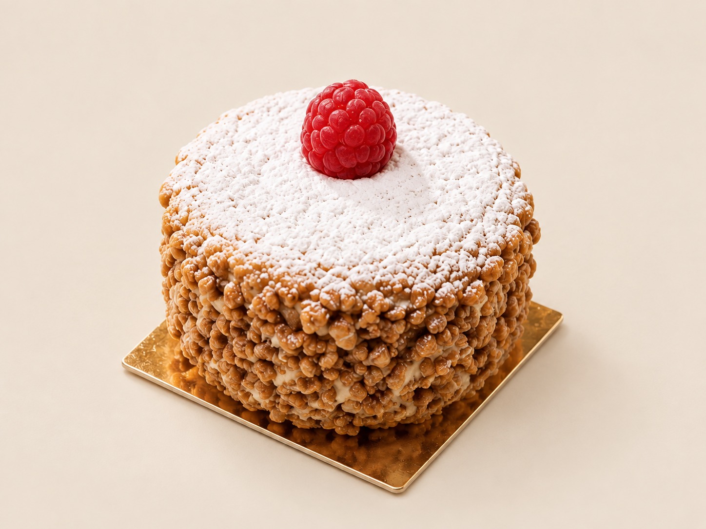 Le Succès (amandes, framboises)