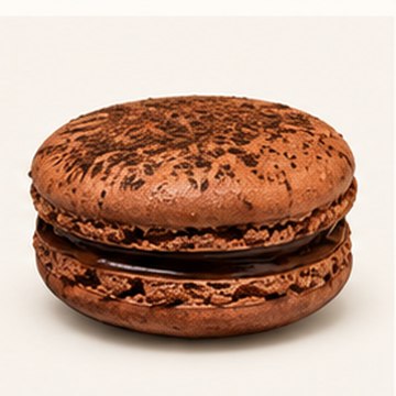 Macaron Chocolat noir